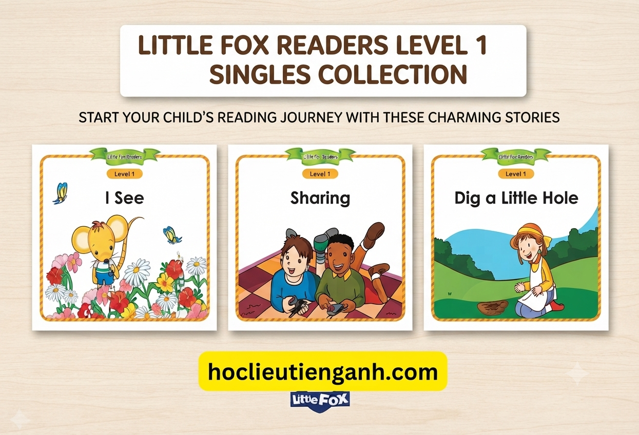 Tải Trọn Bộ PDF và Audio Little Fox Level 1 Single Story Miễn Phí | Tài Liệu Học Tiếng Anh Cho Trẻ