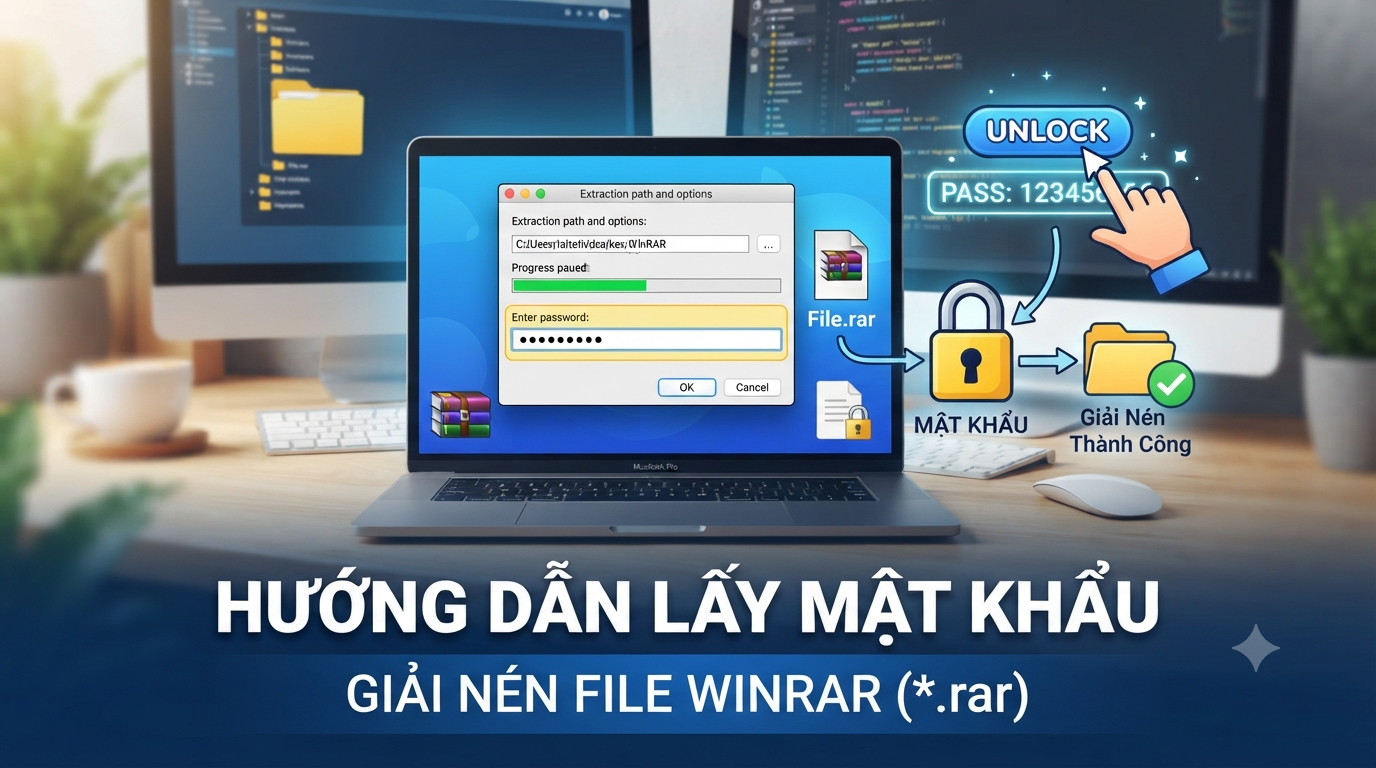 Cách lấy mật khẩu giải nén tài liệu trên hoclieutienganh.com (Hướng dẫn chi tiết)