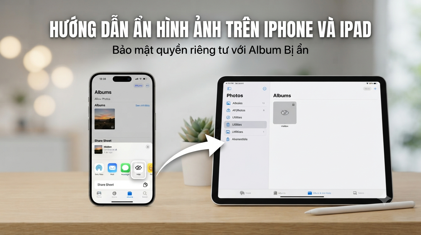 Cách Ẩn Ảnh Trên iPhone Đơn Giản, Nhanh Chóng