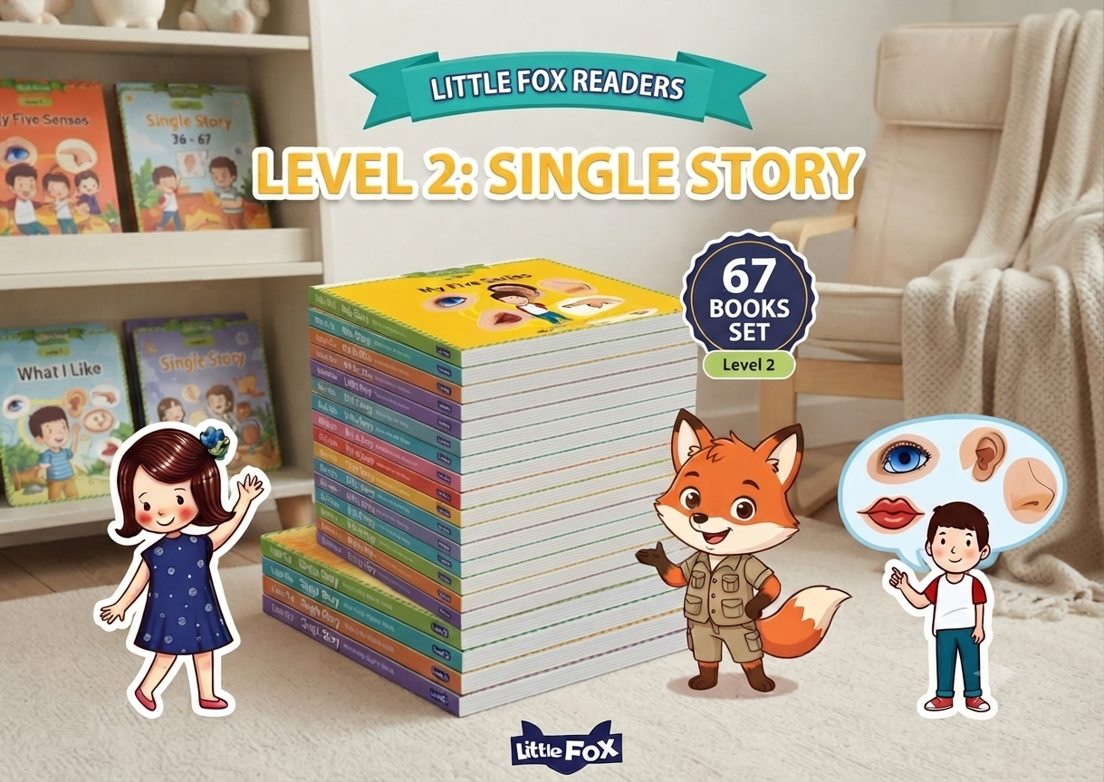 Little Fox Level 2 Single Story – Bộ sách tiếng Anh giúp bé phát triển kỹ năng đọc và giao tiếp tự nhiên