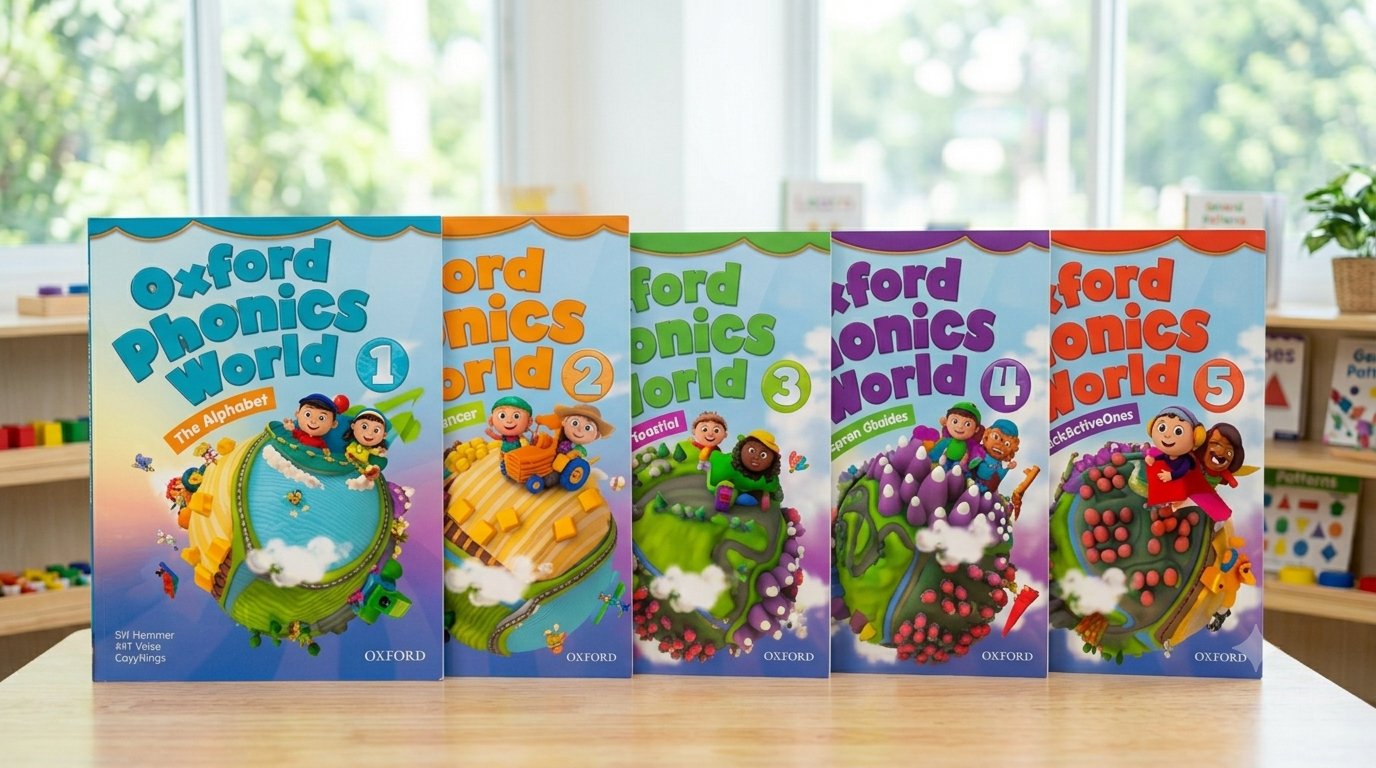 Oxford Phonics World – Sách Học Sinh và Sách Bài Tập cho bé