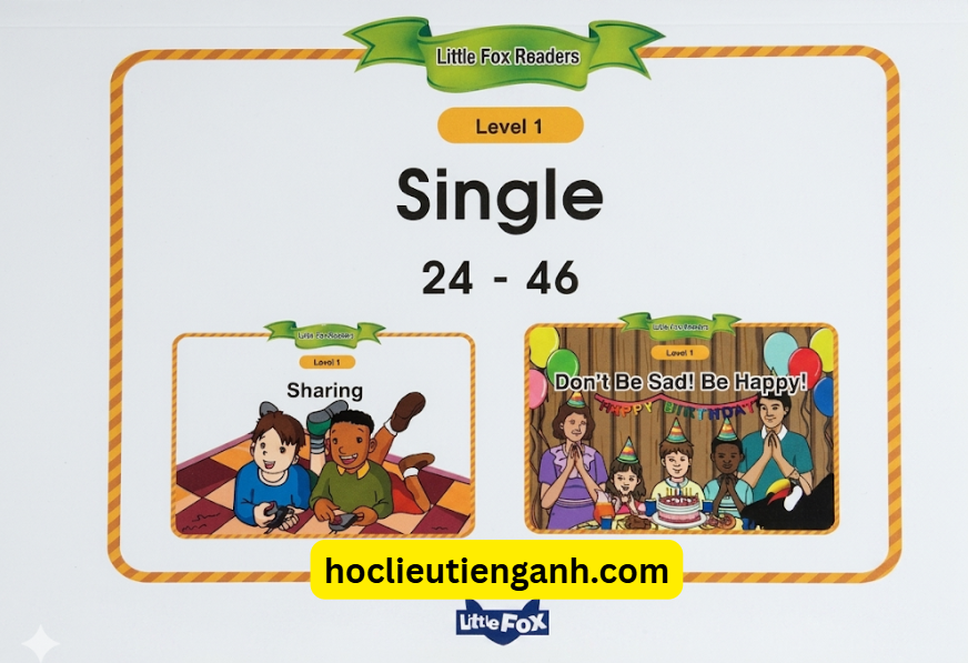 Sách Little Fox Readers Level 1 Single Giúp Trẻ Học Tiếng Anh Hiệu Quả
