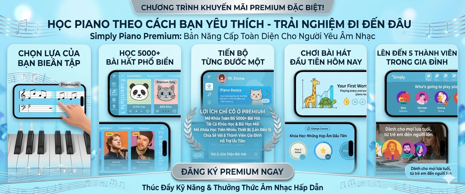 Simply Piano Premium Giá Rẻ | Học Piano Online Hiệu Quả